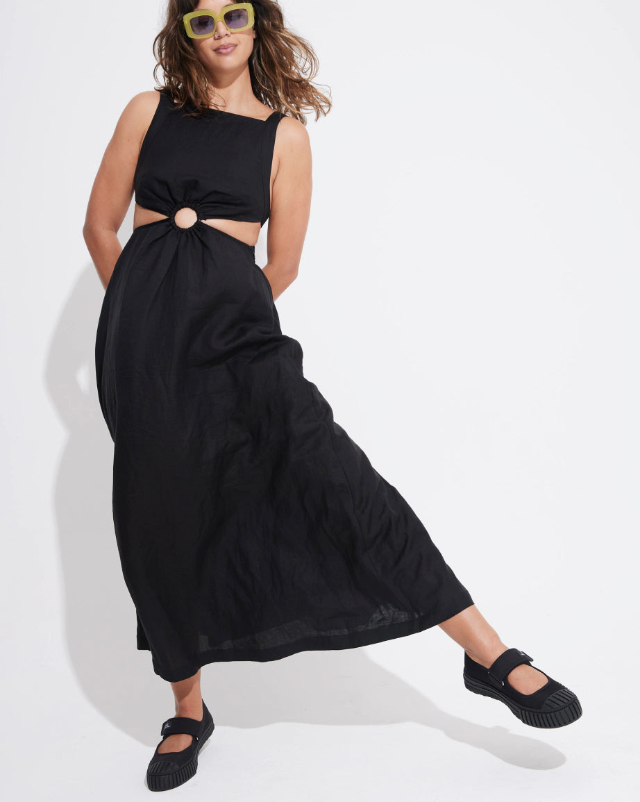 Grace Velcro Mary Jane | Black