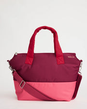 Maximilian Dance Tote in Nylon | Cherry and Pink Splice