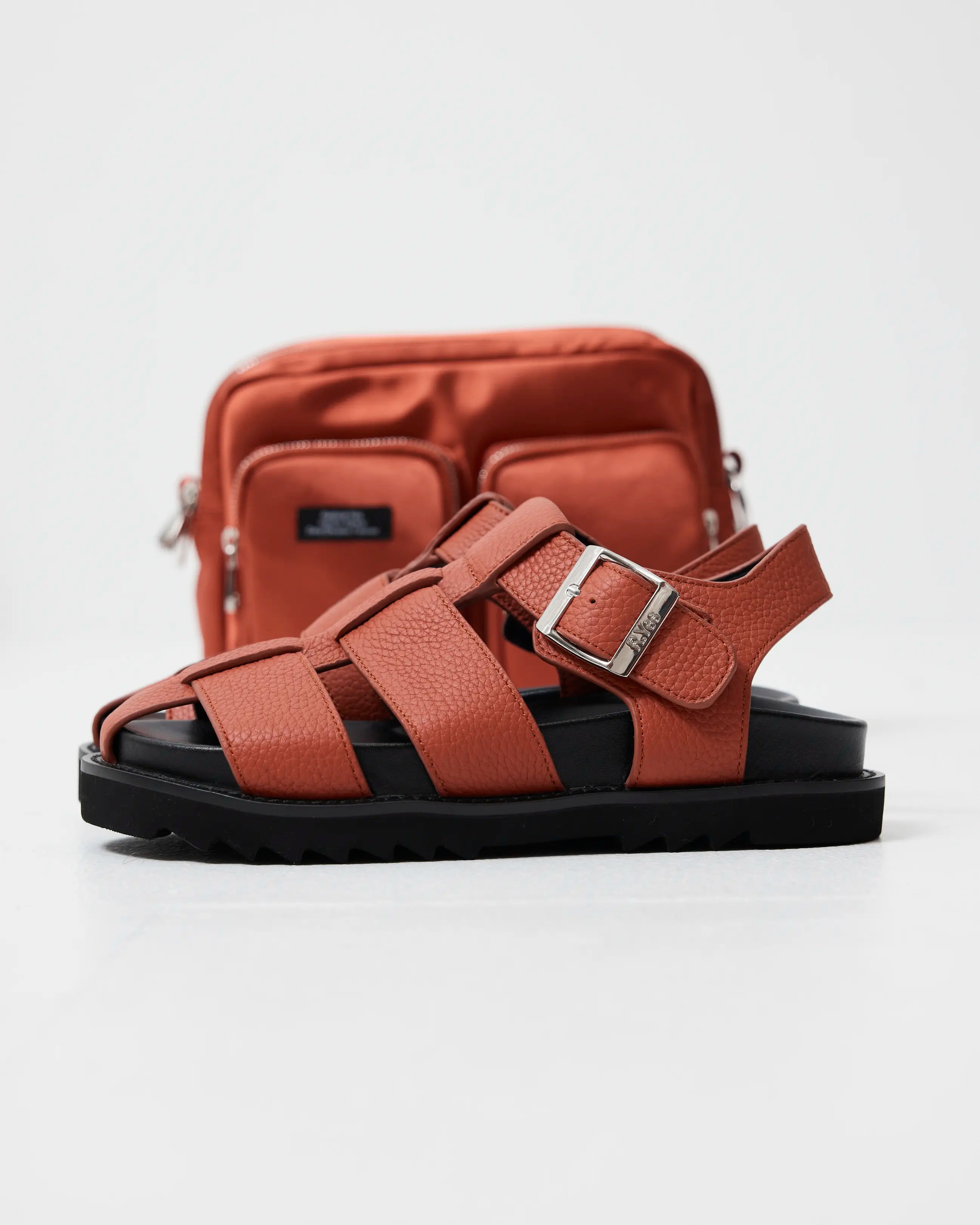 Arkestra 2.0 Fisherman Leather Sandal | Clay