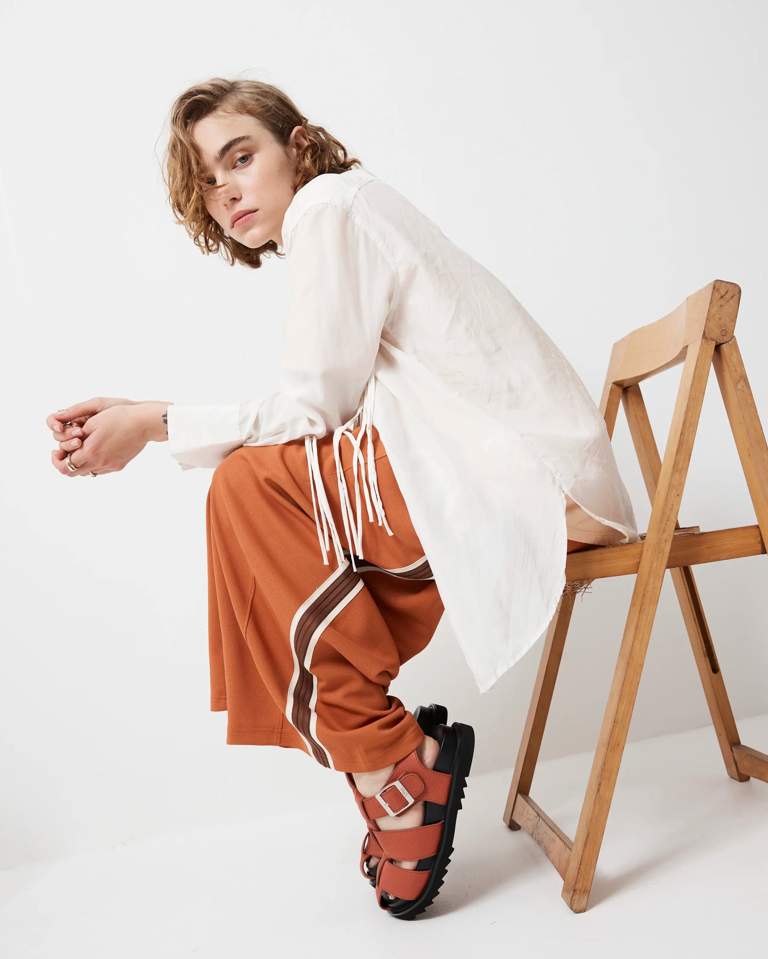 Arkestra 2.0 Fisherman Leather Sandal | Clay