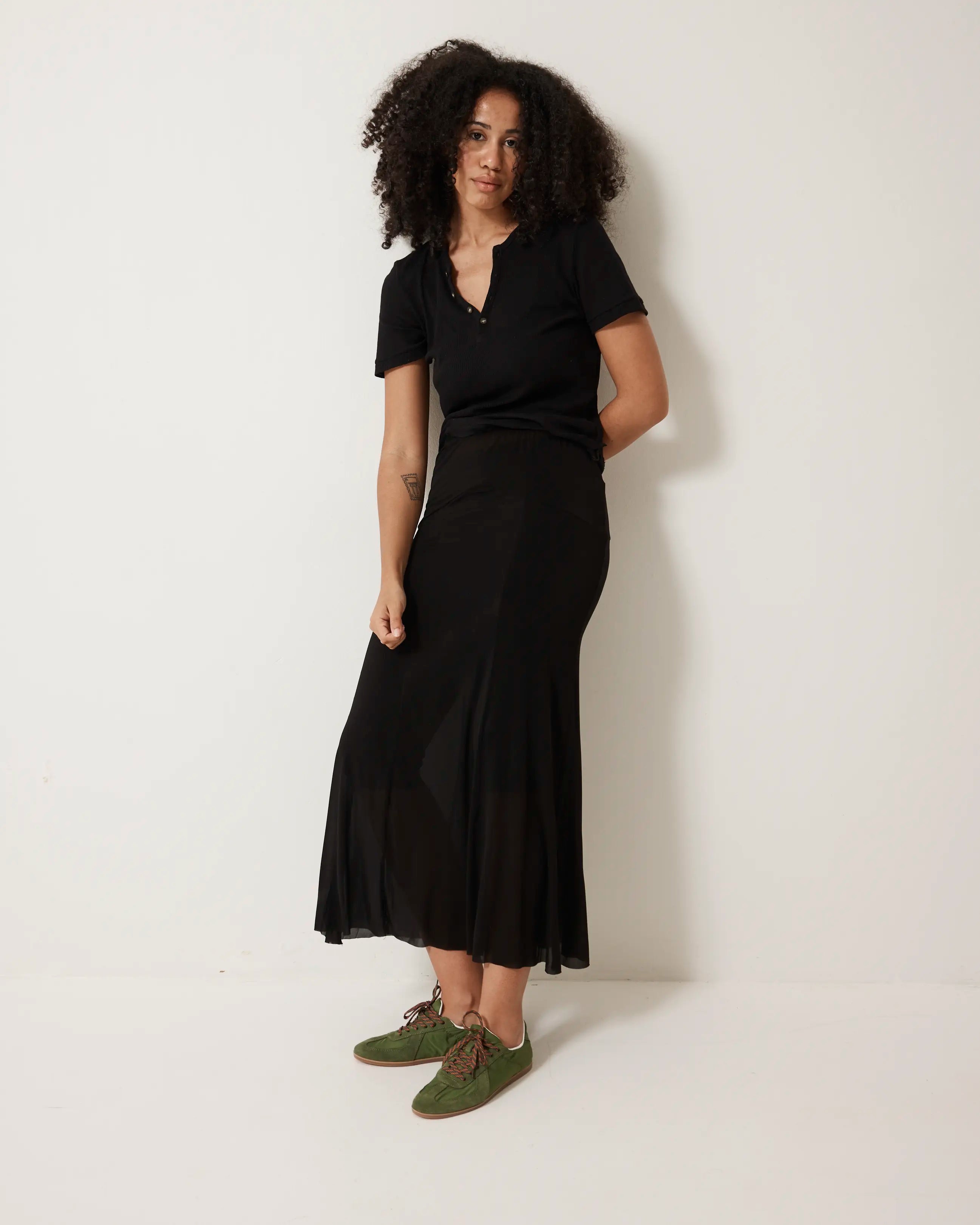 Sun Street Lace Up Sneaker | Moss Green