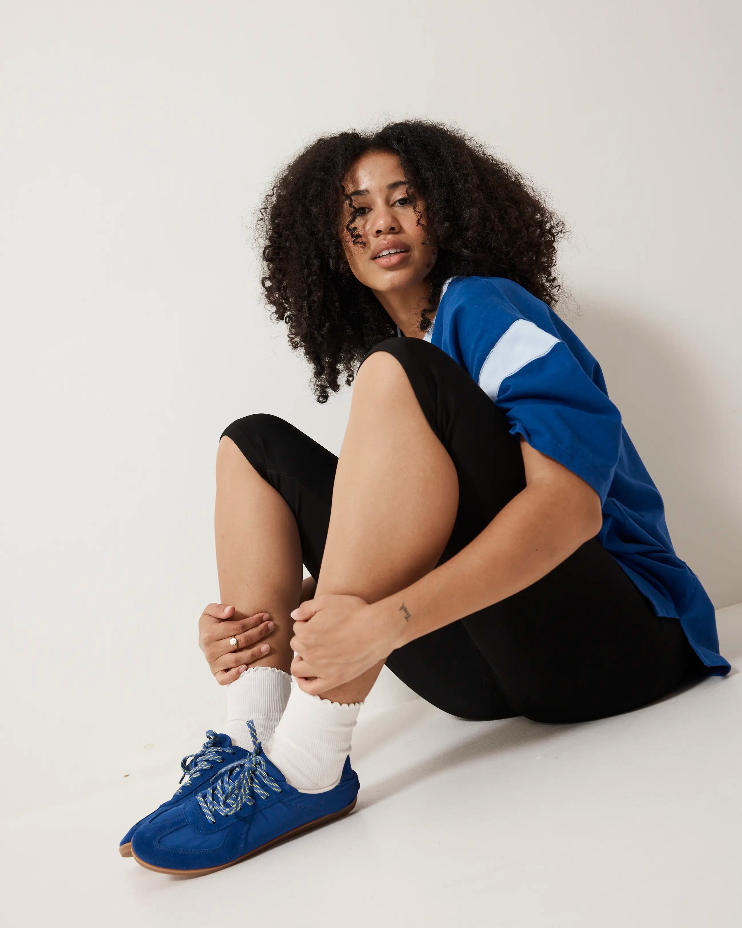 Sun Street Lace Up Sneaker | Klein Blue
