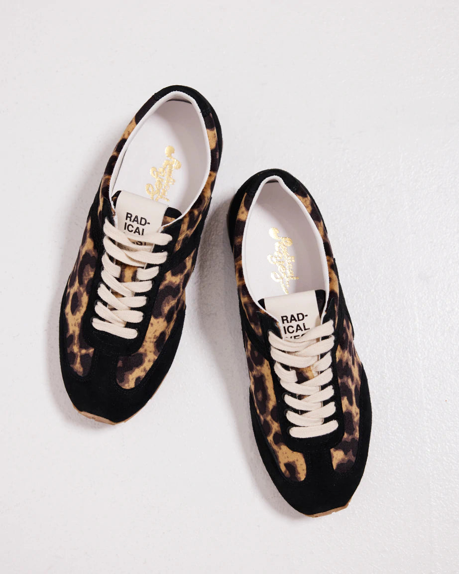 Ballet Core Sneaker | Leopard Velvet