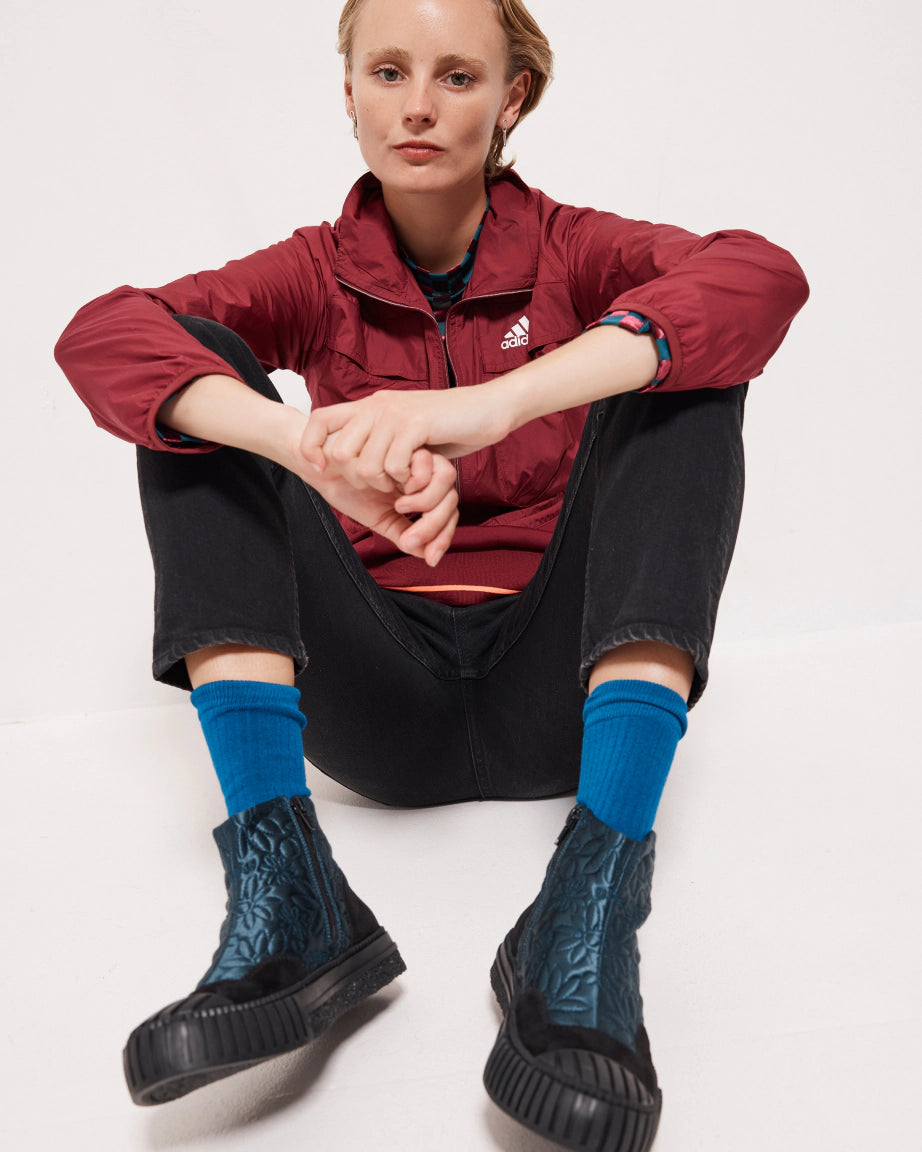 Daisy Dreams Embroidered Boot | Petrol