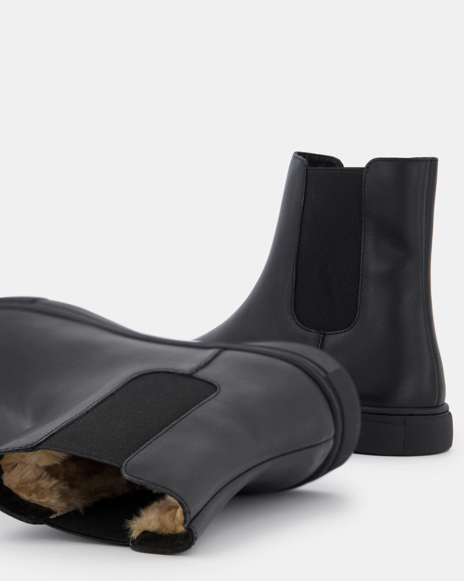 Everything Merino Wool Lined Chelsea Boot | Black