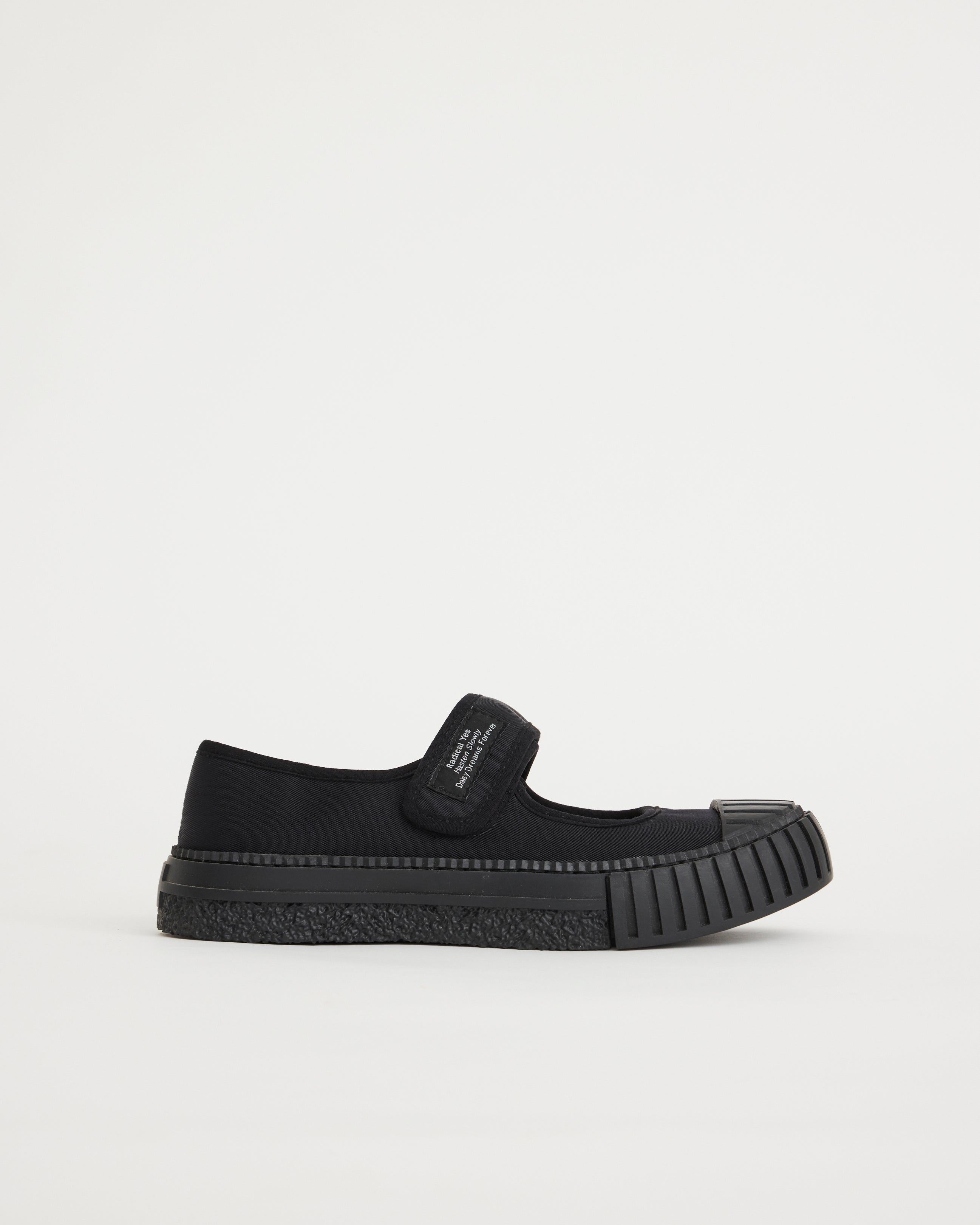 Grace Velcro: Mary Jane Shoes in Black