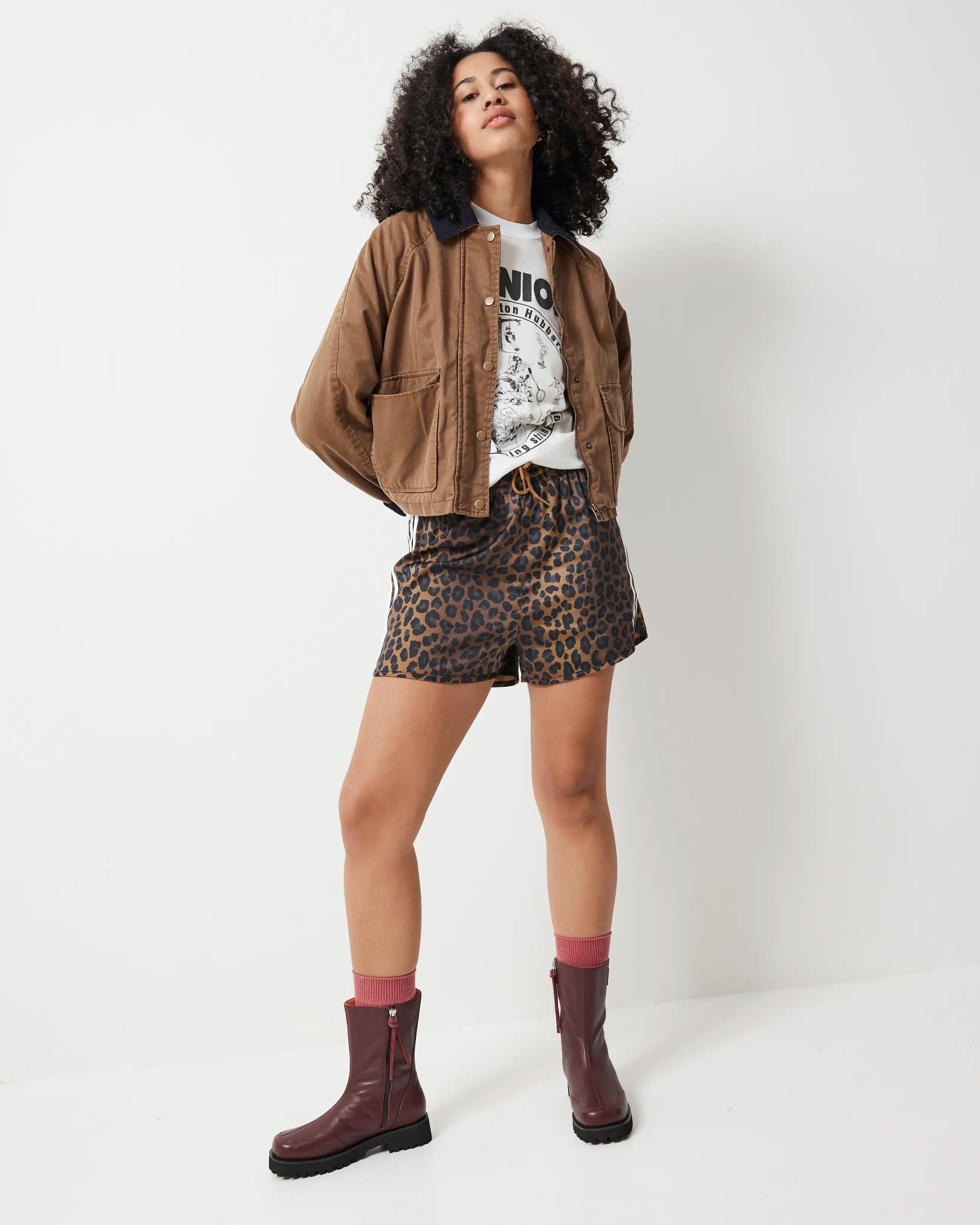 Luminous Midi Boot | Cherry