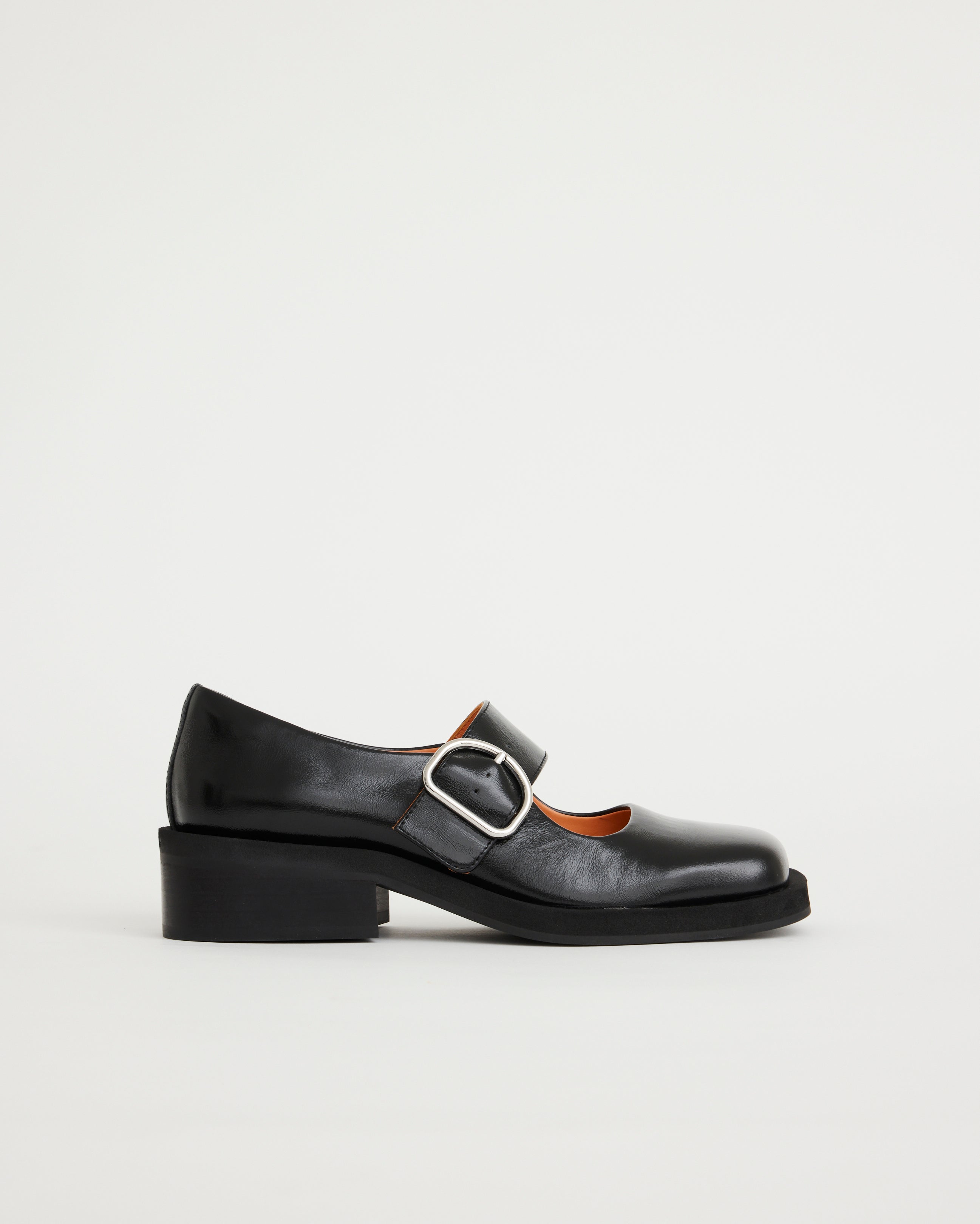 Monae Buckle: Buckle Shoes in Black Crush