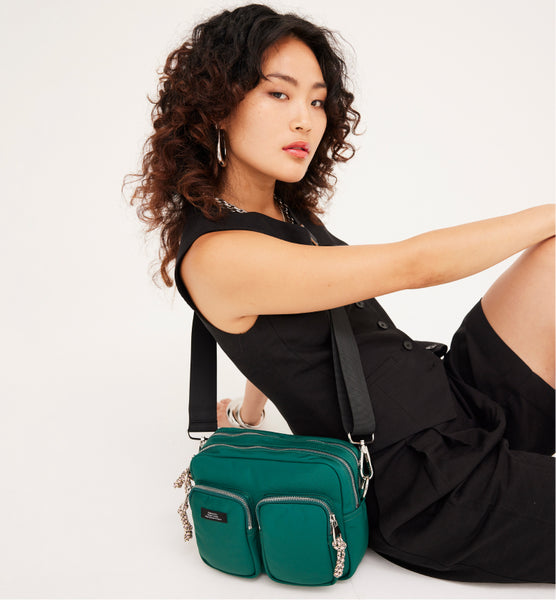 Green cross body bag on sale womens