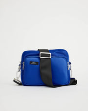 The Messenger Sporty Satin Pocket Bag | Klein Blue