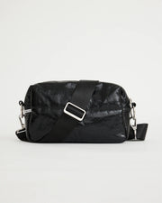 North Star Leather Clutch | Black Crush