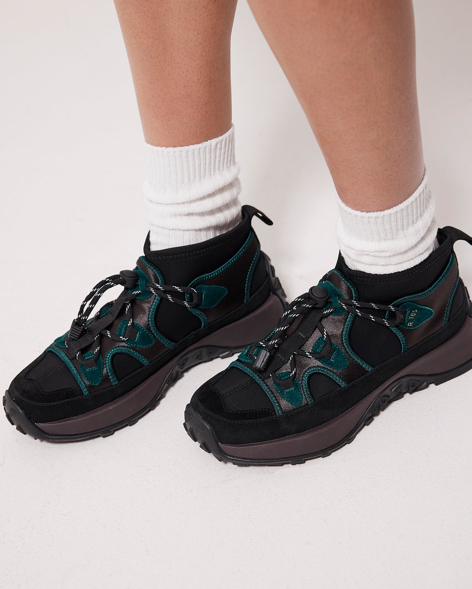 Osaka Neoprene and Leather Hiker | Petrol