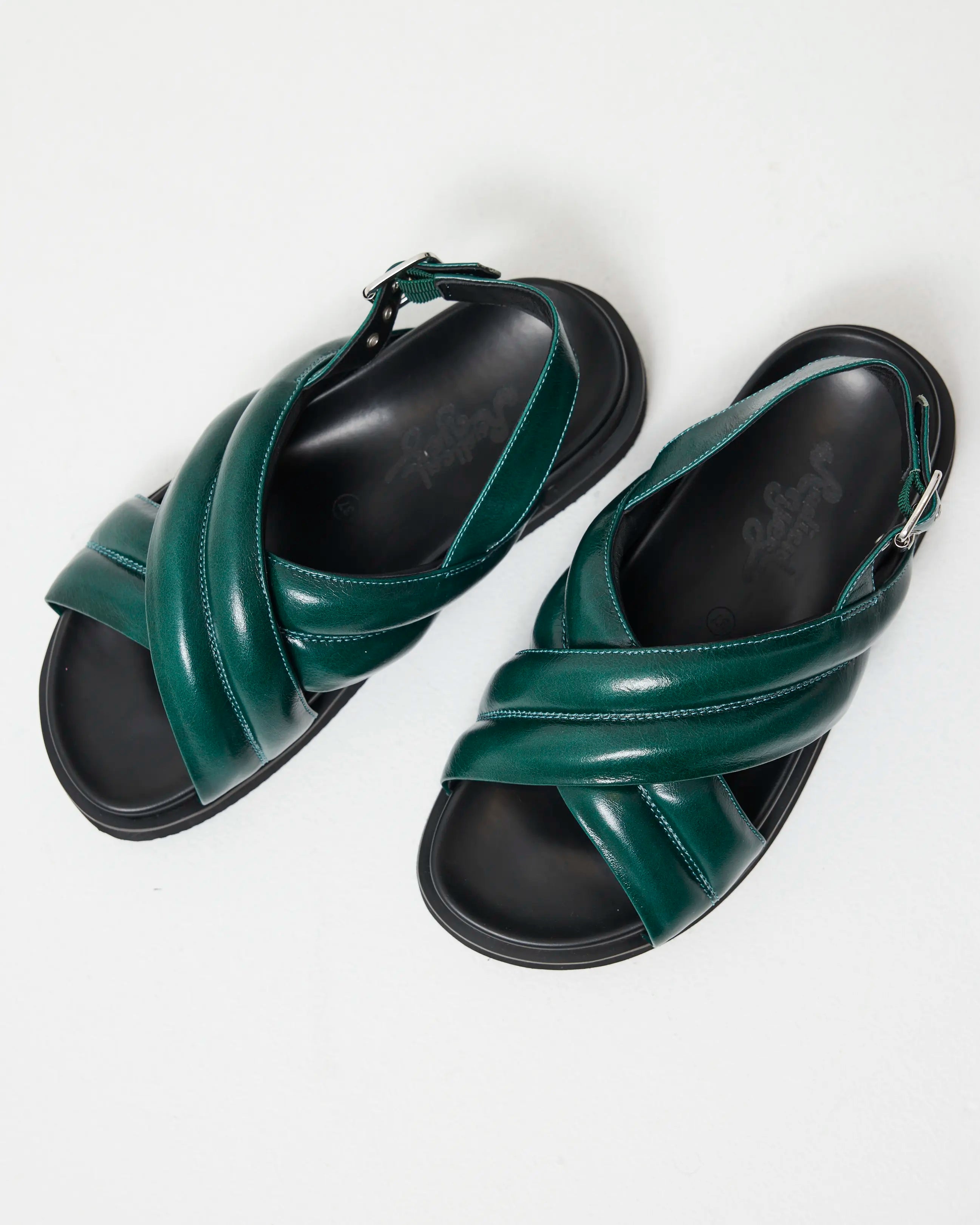 Summer Love Crossover Sandal | Jade Green