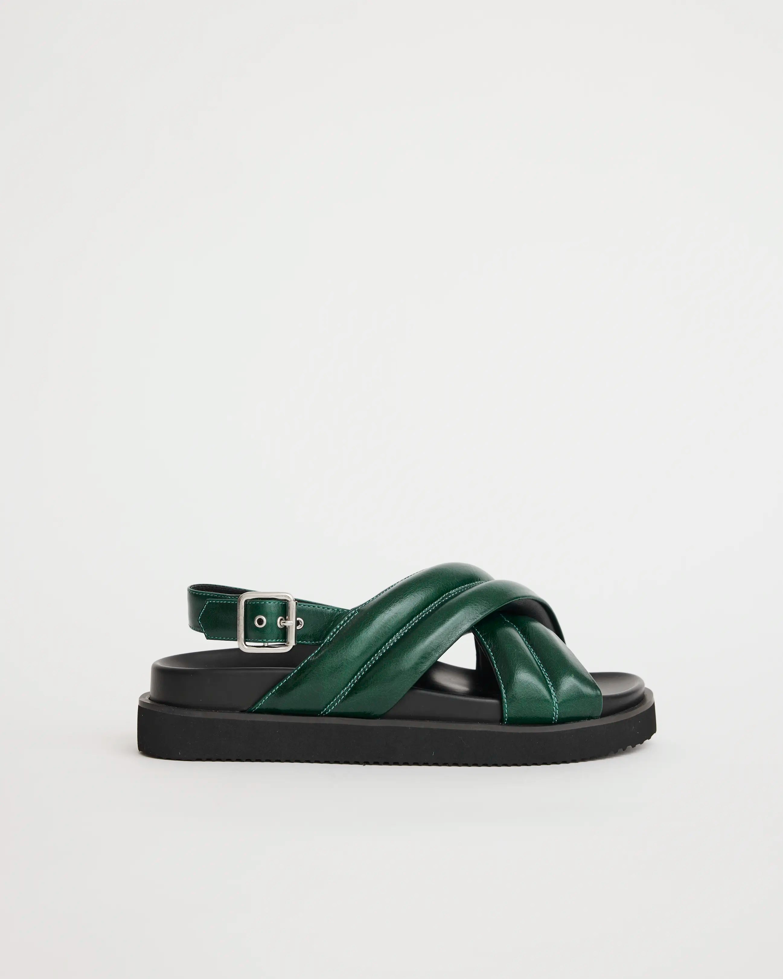 Summer Love Crossover Sandal | Jade Green