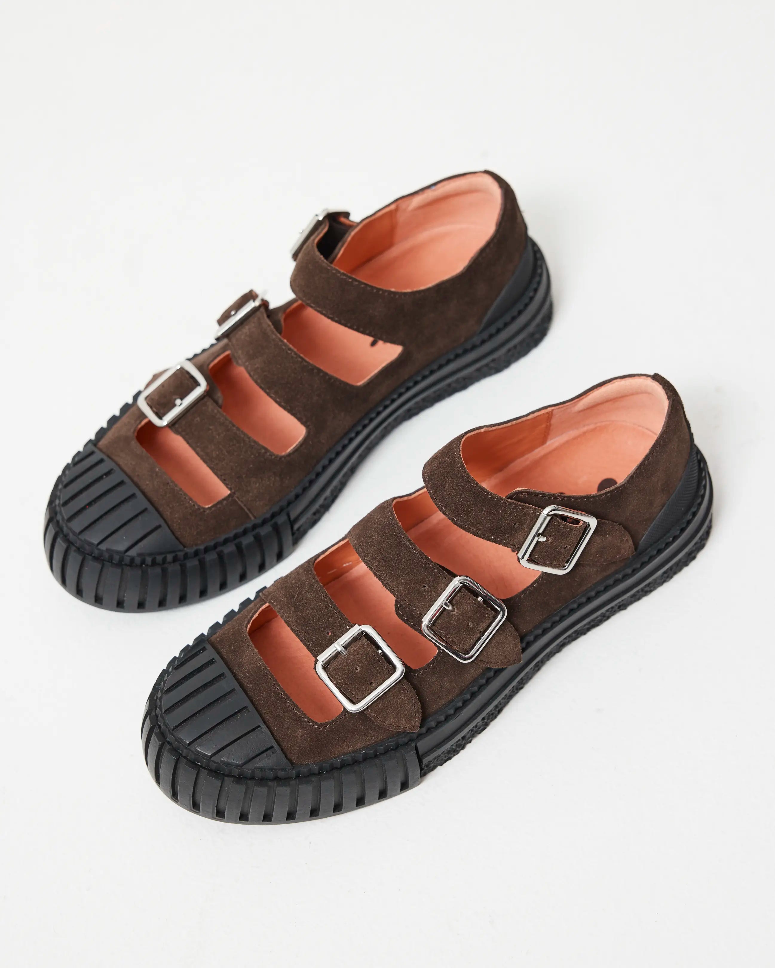 Tao Buckle Shoe | Chocolate Suede