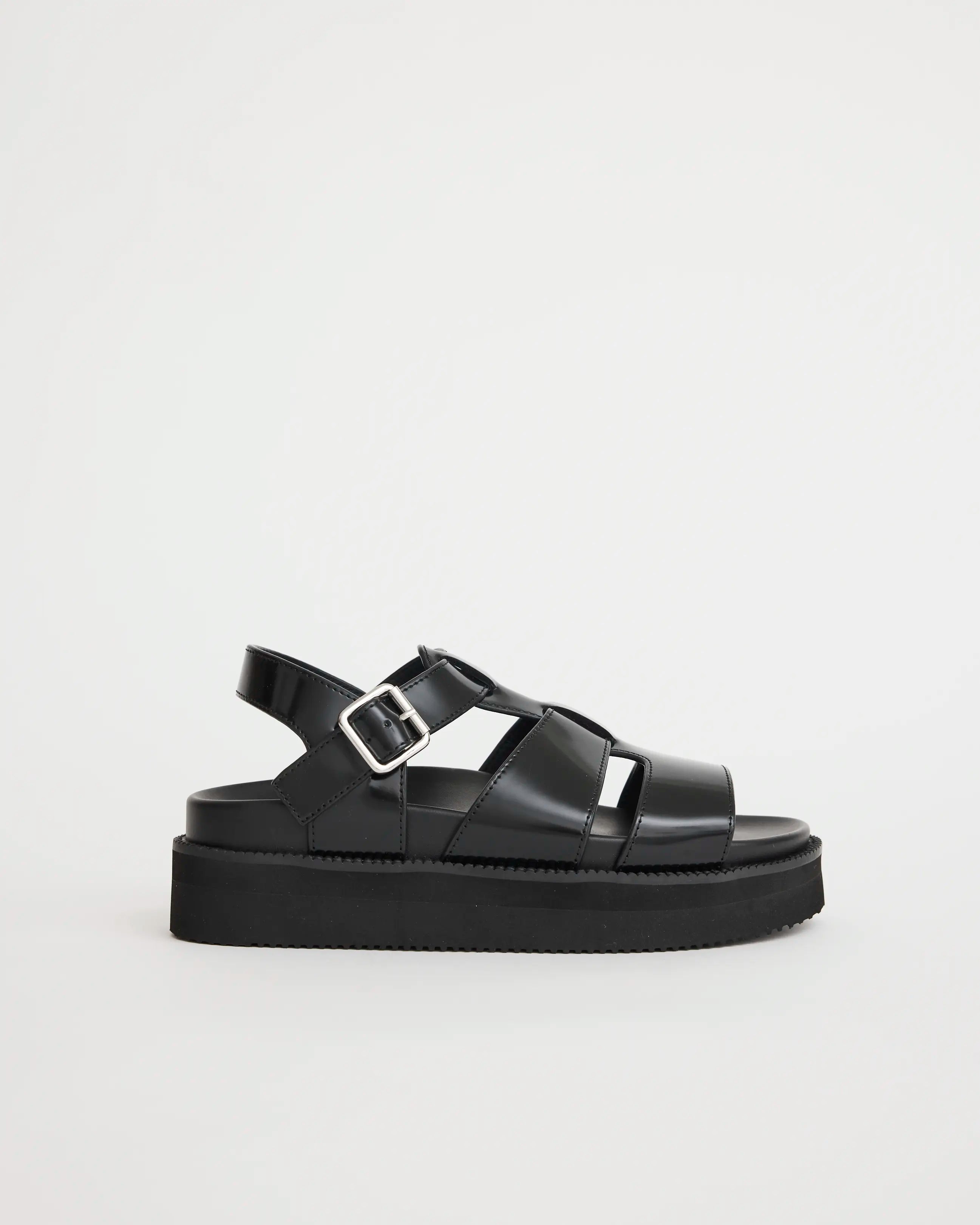 Volta T-Bar Sandal | Black