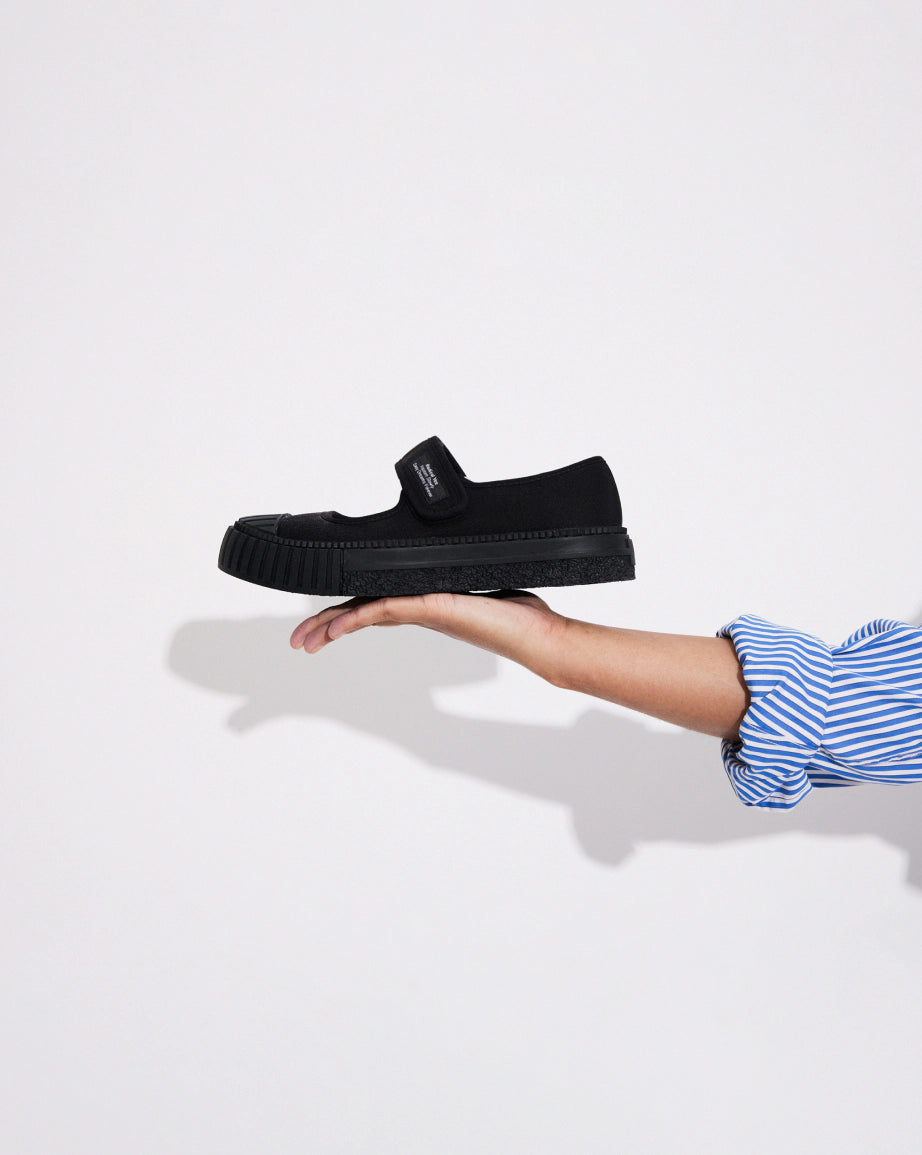Grace Velcro Mary Jane | Black