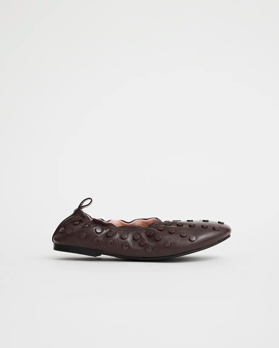 1969 Ballet Flat | Ganache Stud