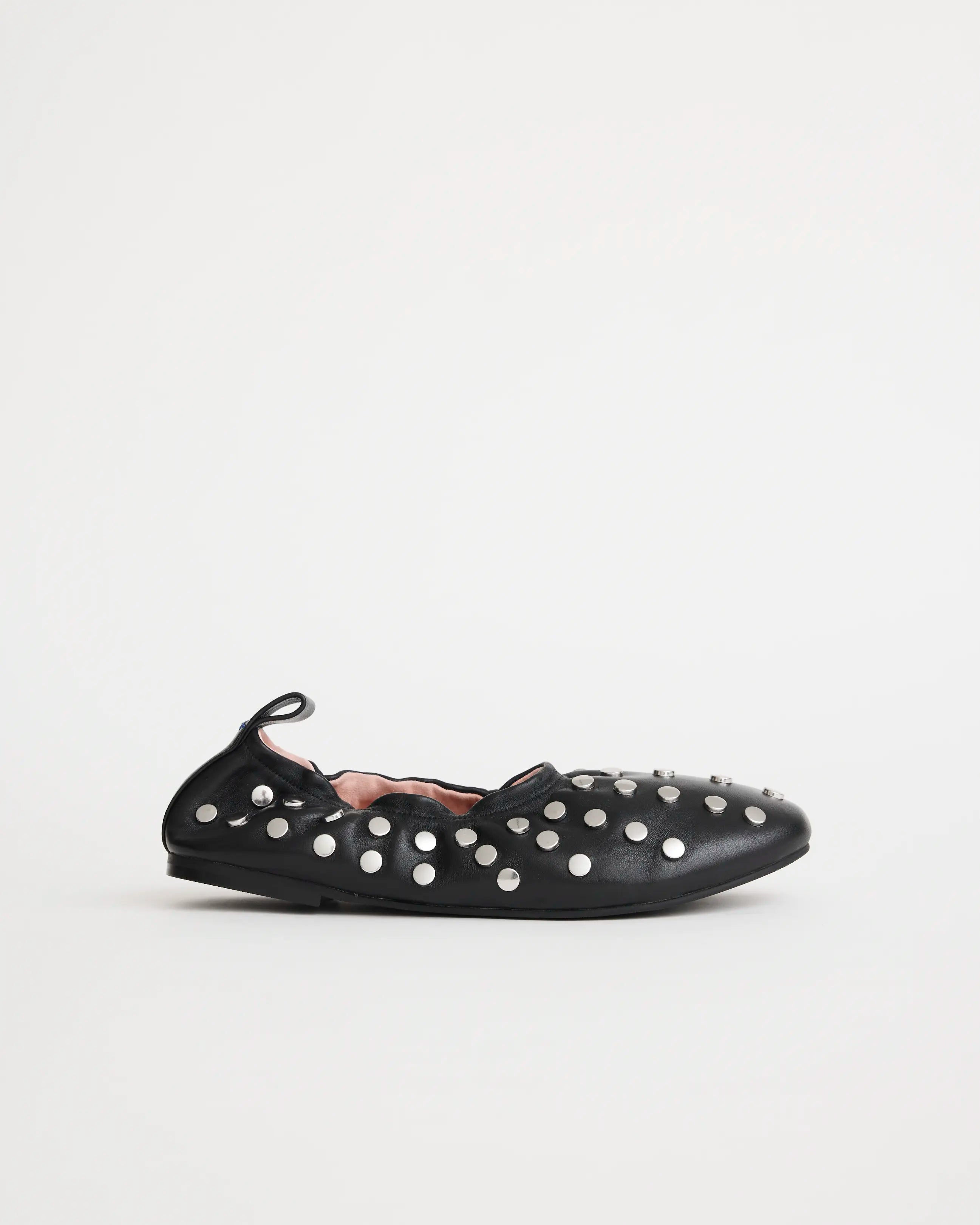 '1969' Ballet Flat | Black Stud