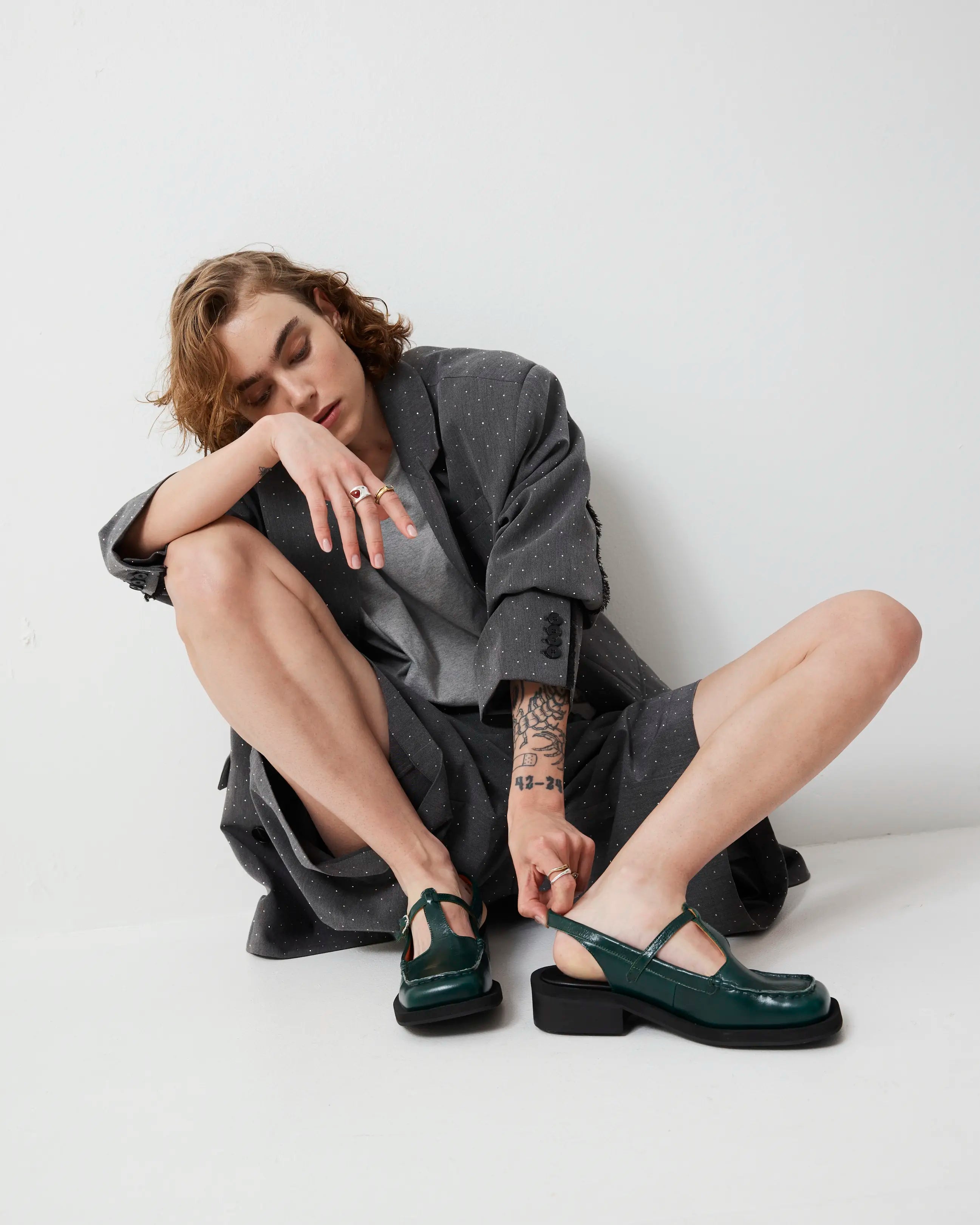 Angel Slingback | Jade Green