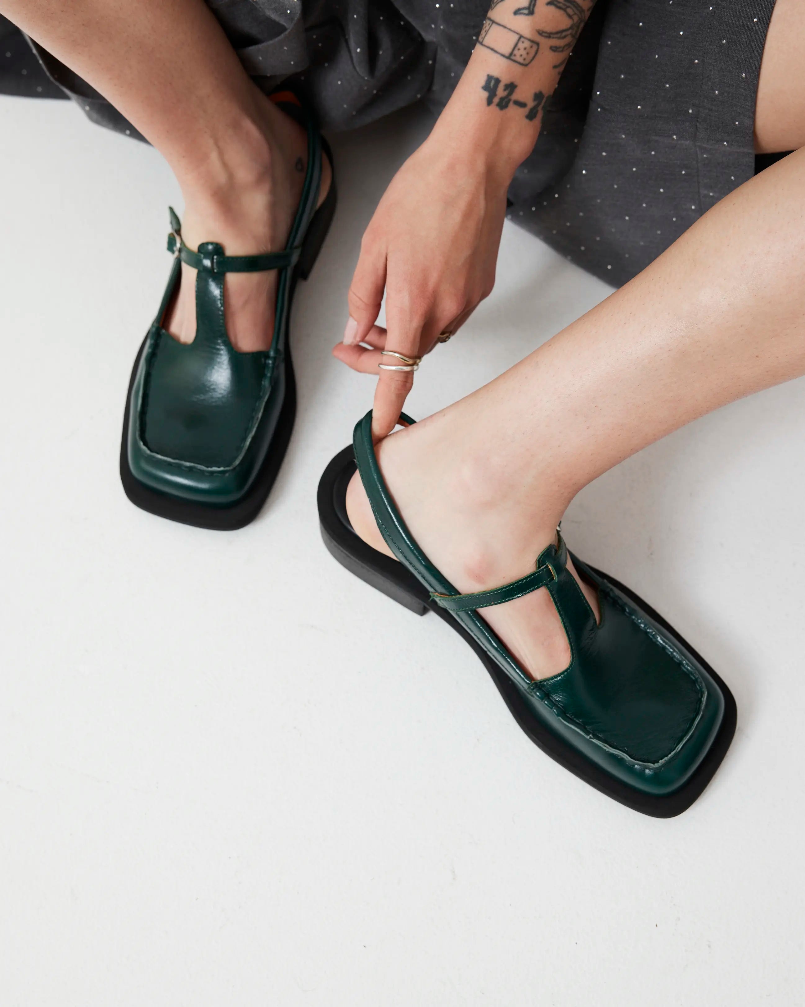 Angel Slingback | Jade Green