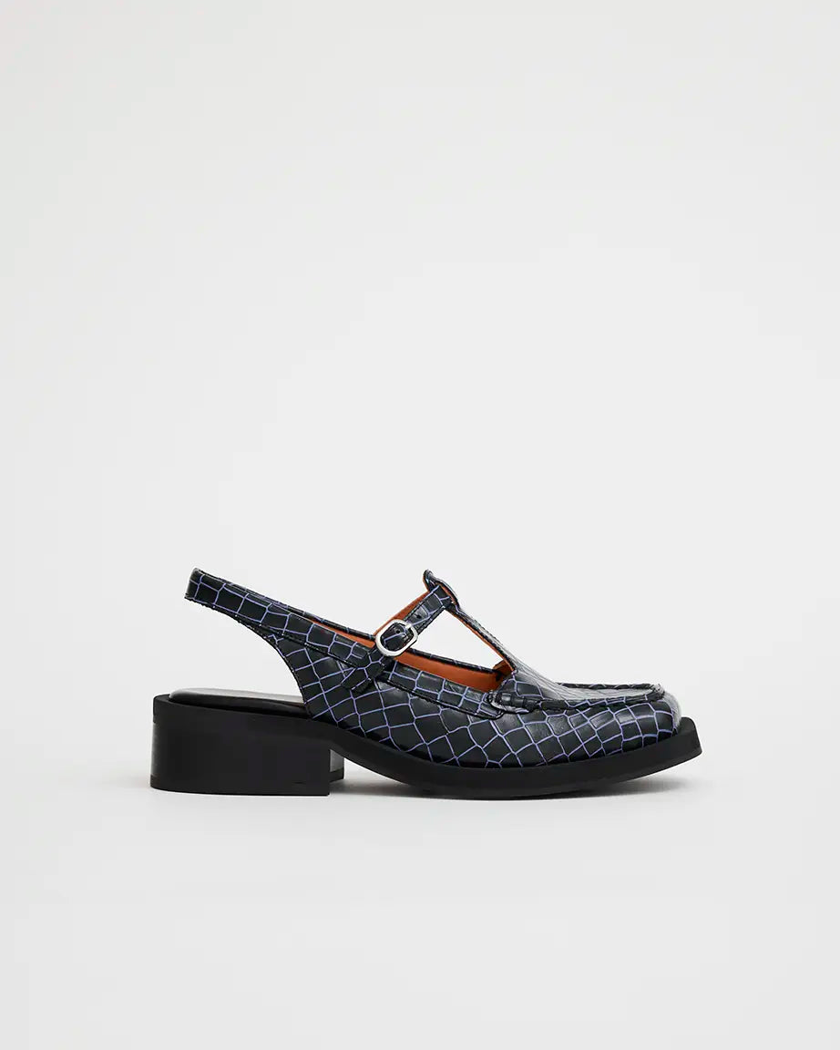 Angel Slingback | Open Air Navy Croc