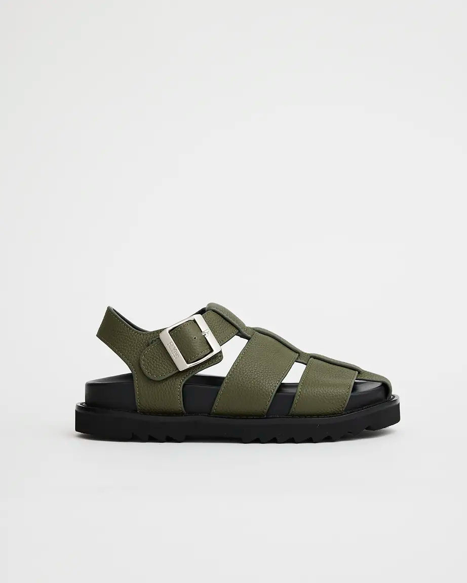 Arkestra 2.0 Fisherman Leather Sandal | Everyday Olive