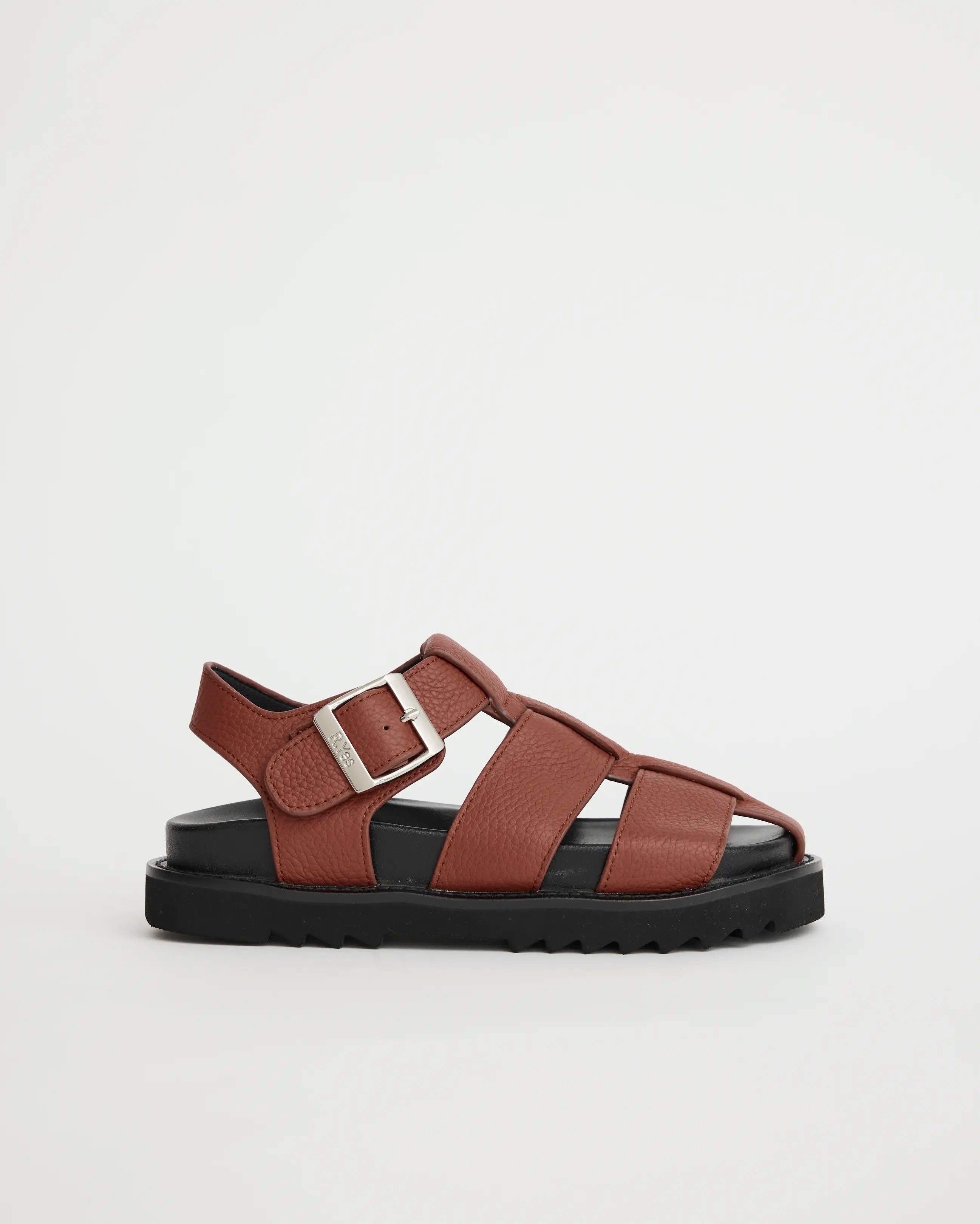 Arkestra 2.0 Fisherman Leather Sandal | Clay