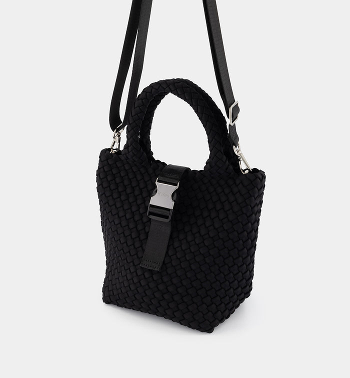 Abundance Woven Paperback Bag | Black