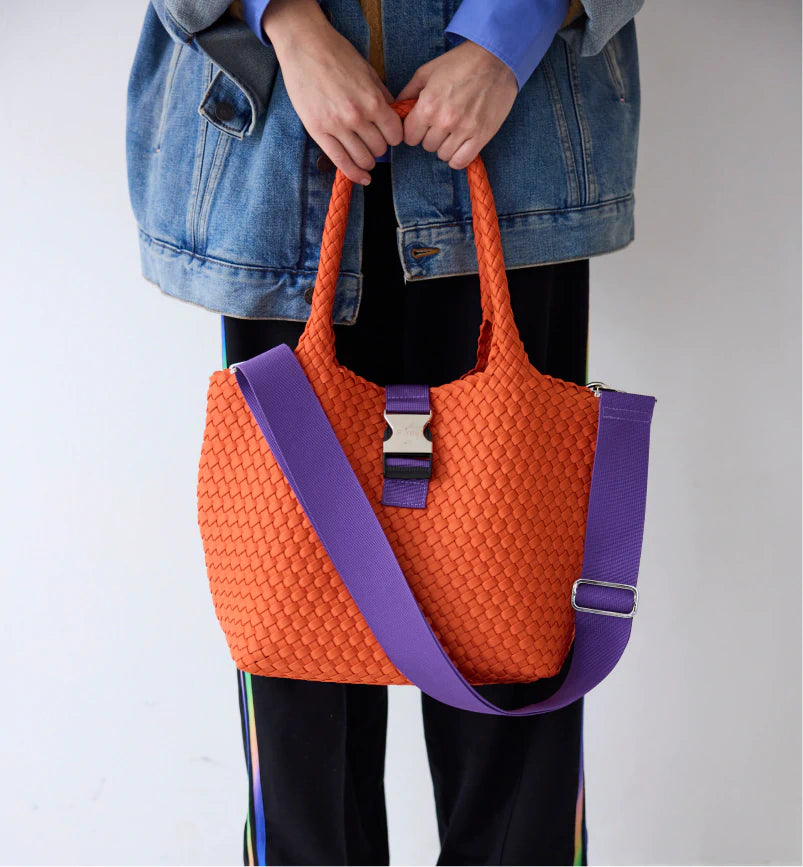 Abundance Woven Book Club Bag Mango