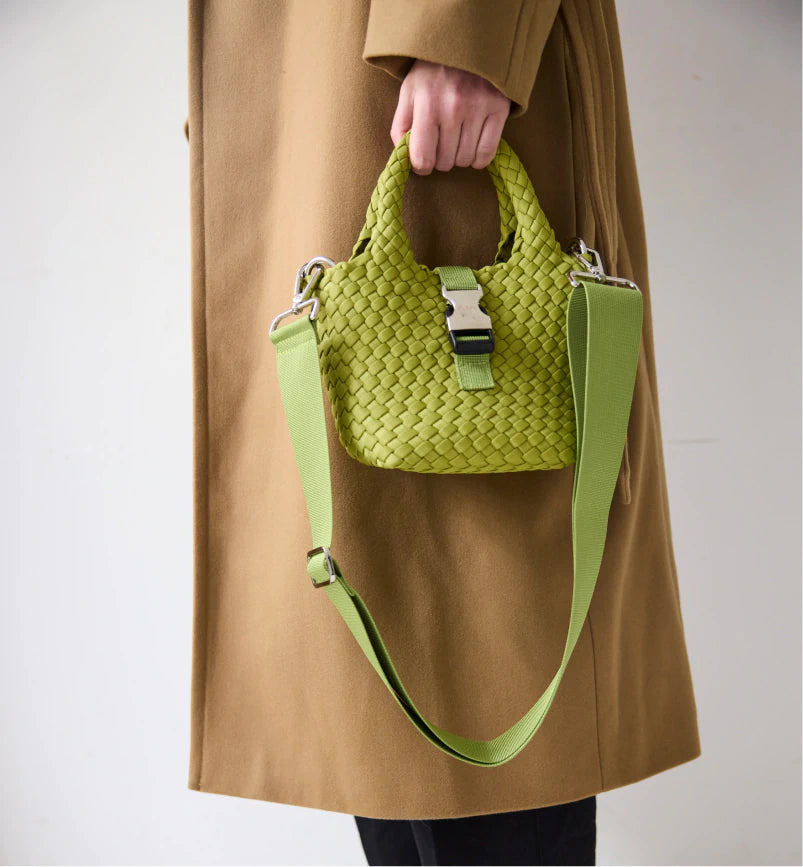 Abundance Woven Notebook Bag Electric Leaf