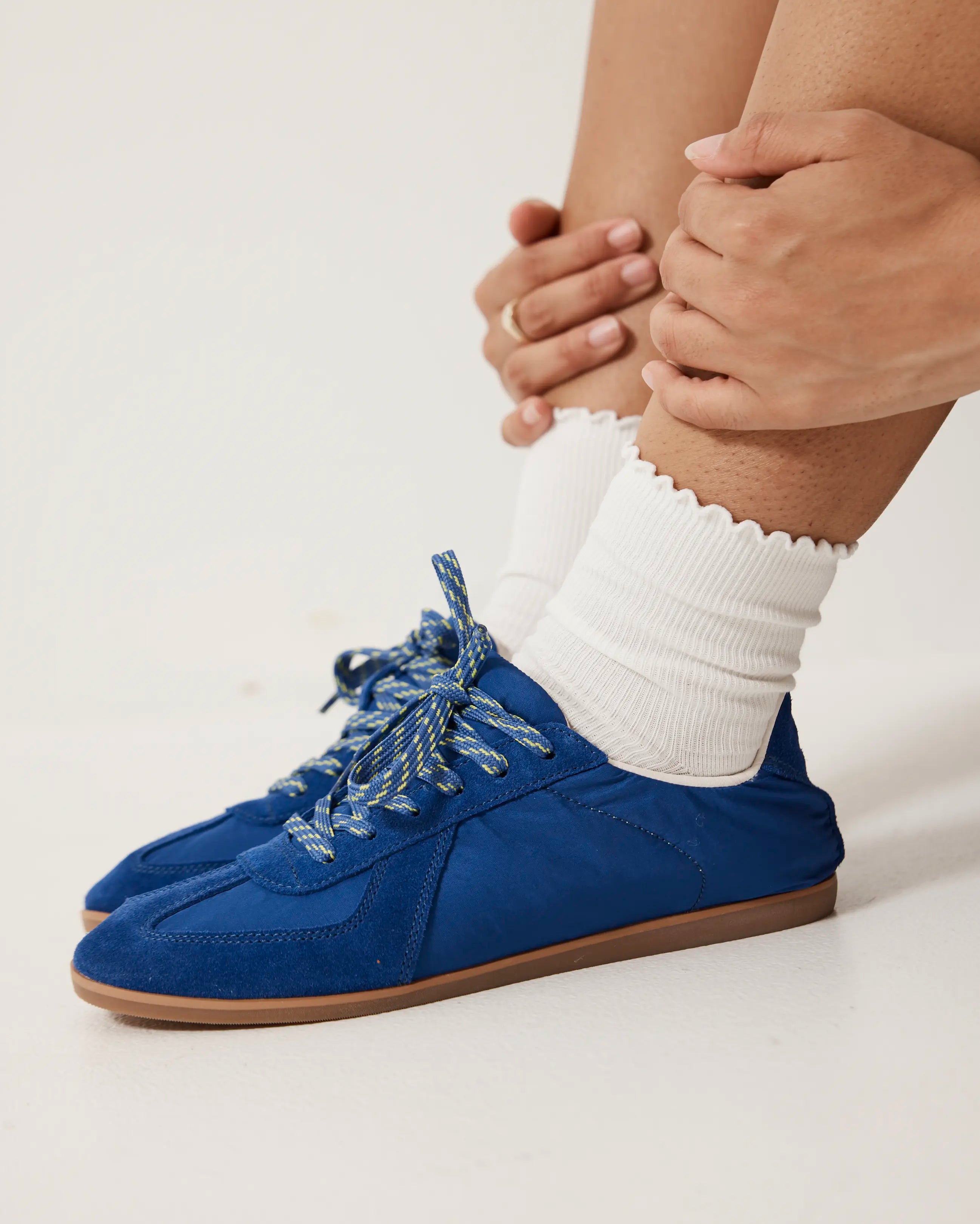 Sun Street Lace Up Sneaker | Klein Blue