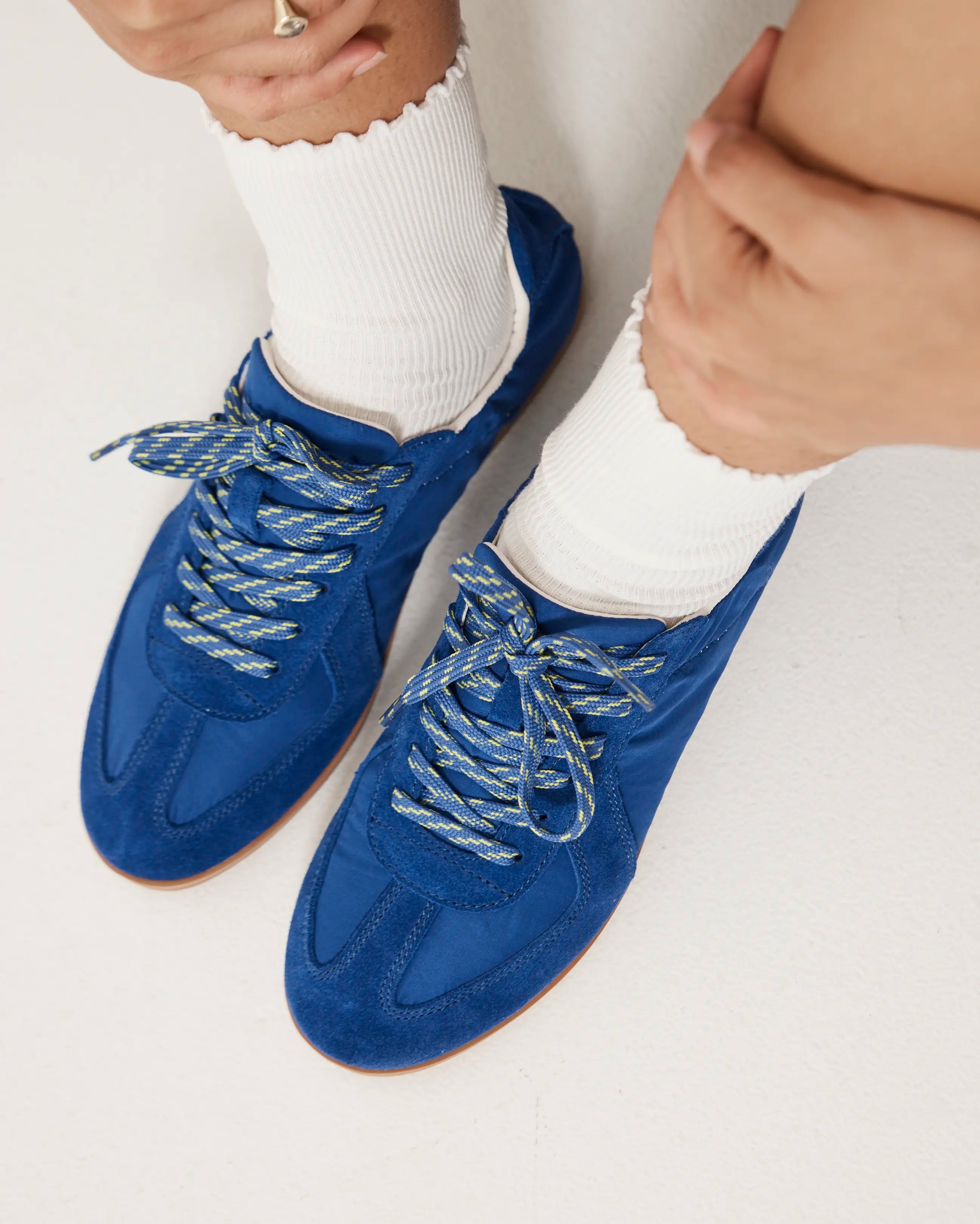 Sun Street Lace Up Sneaker | Klein Blue