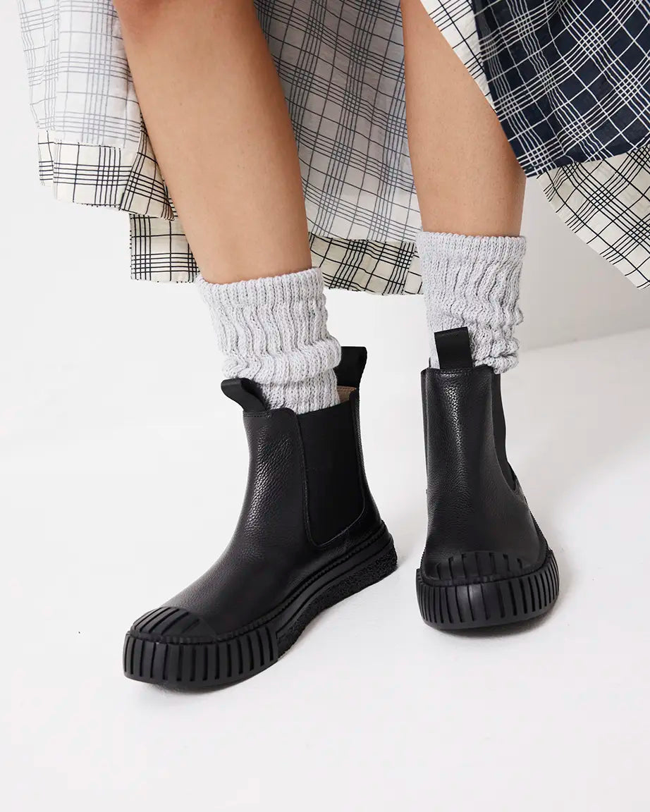 Barbar Chelsea Boot | Black Tumbled