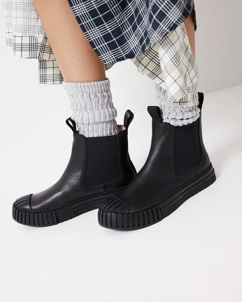 Barbar Chelsea Boot | Black Tumbled