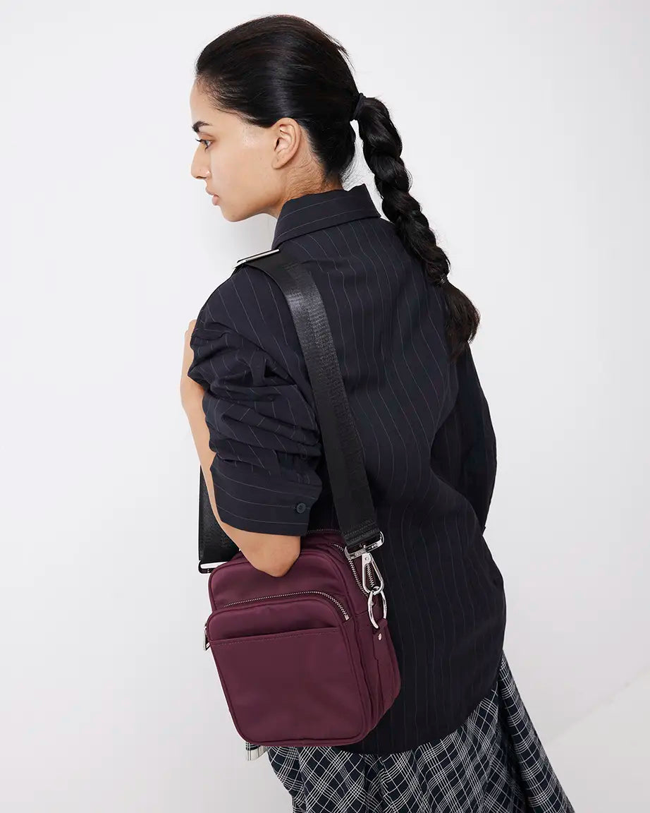 Radiance 2.0 Nylon Bag | Aubergine