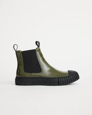 Barbar Chelsea Boot | Moss Green Gloss