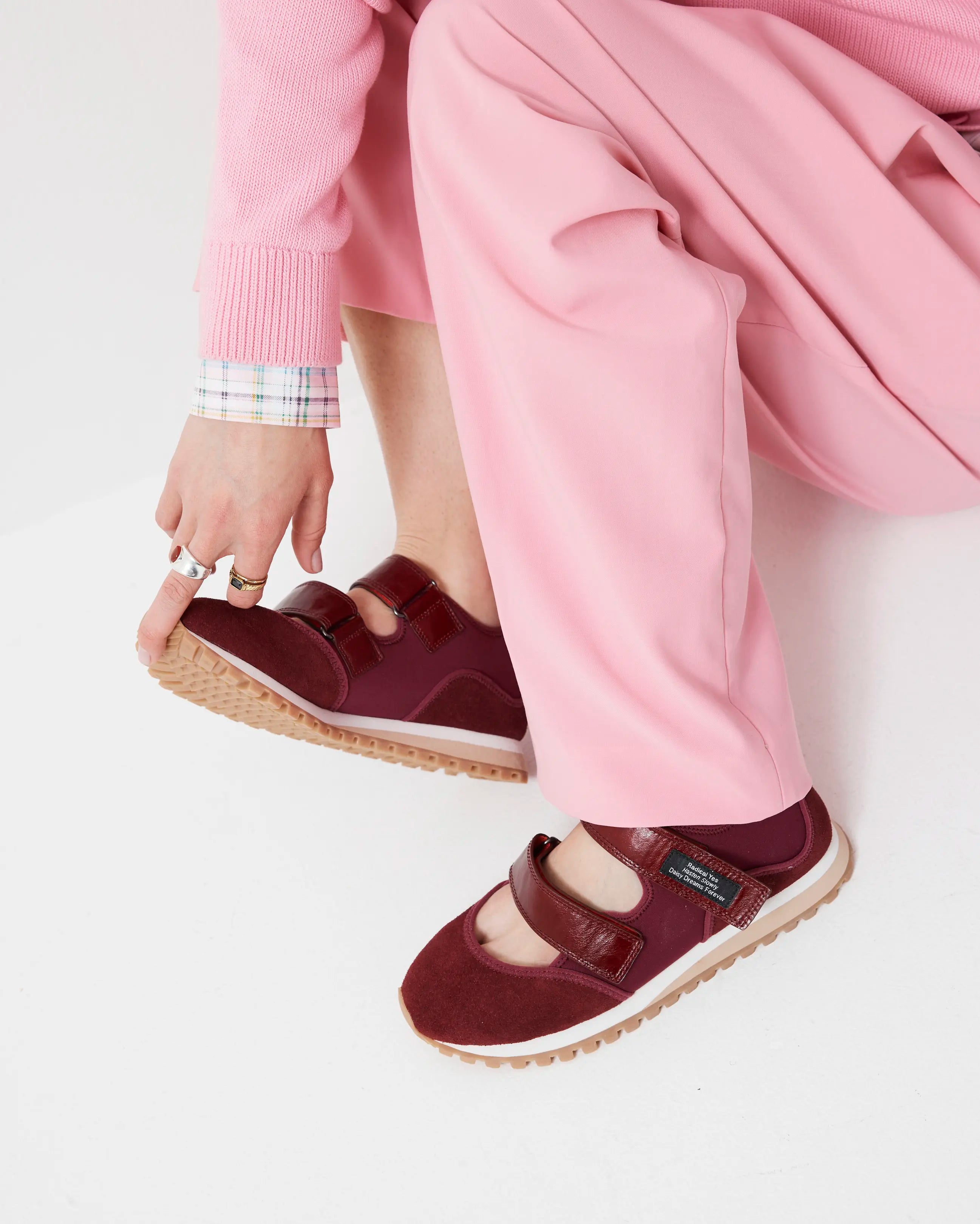 Both Ways 2.0 Velcro Sneaker | Biking Red