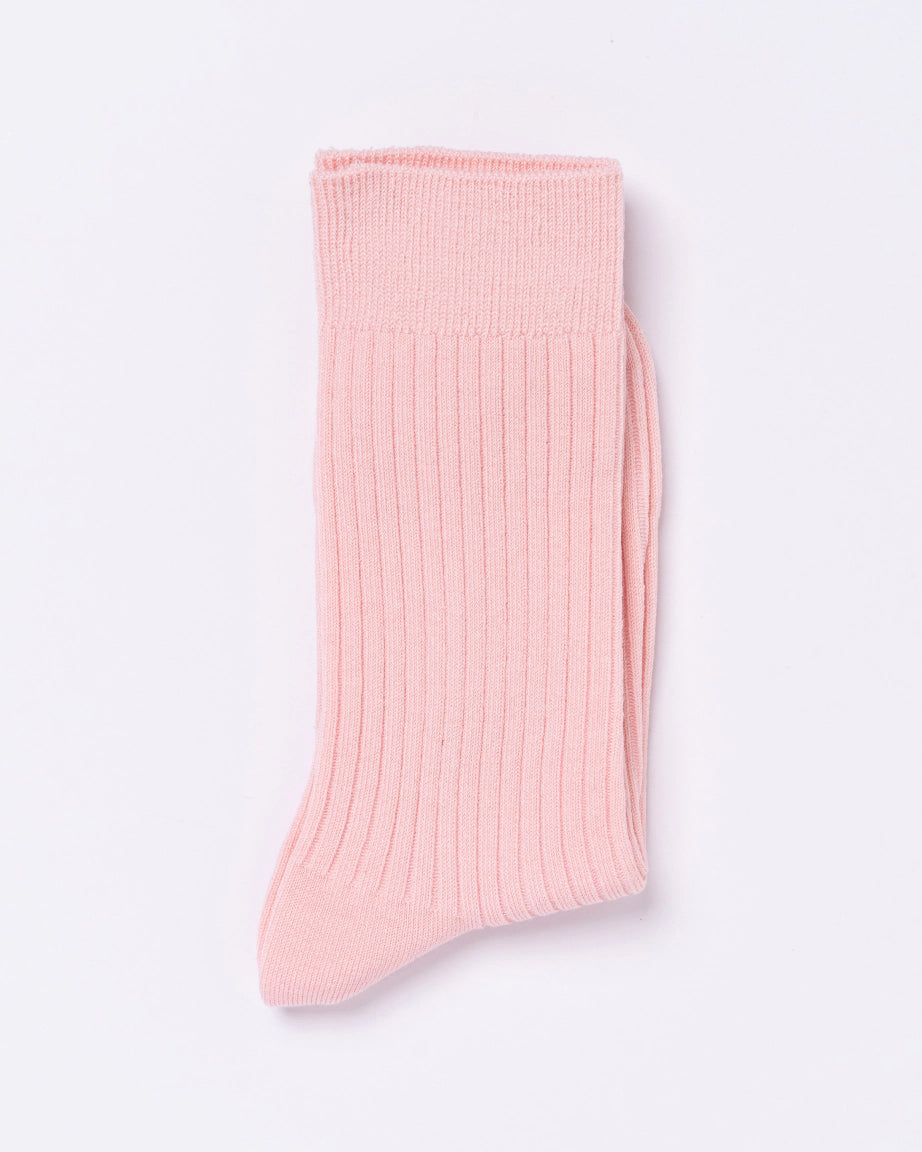 Chusette Seamless Mercerised Cotton Socks |  Baby Pink
