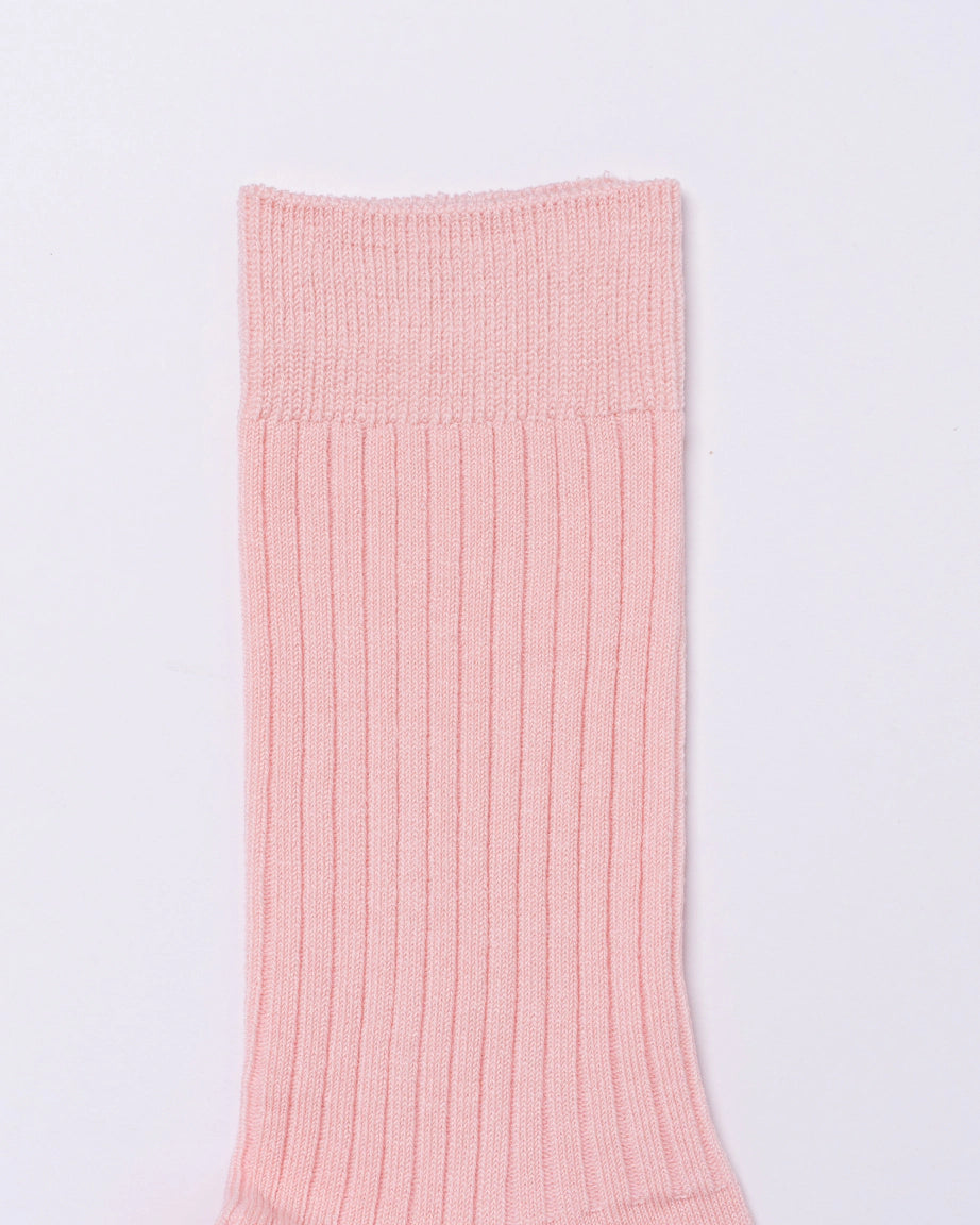 Chusette Seamless Mercerised Cotton Socks |  Baby Pink