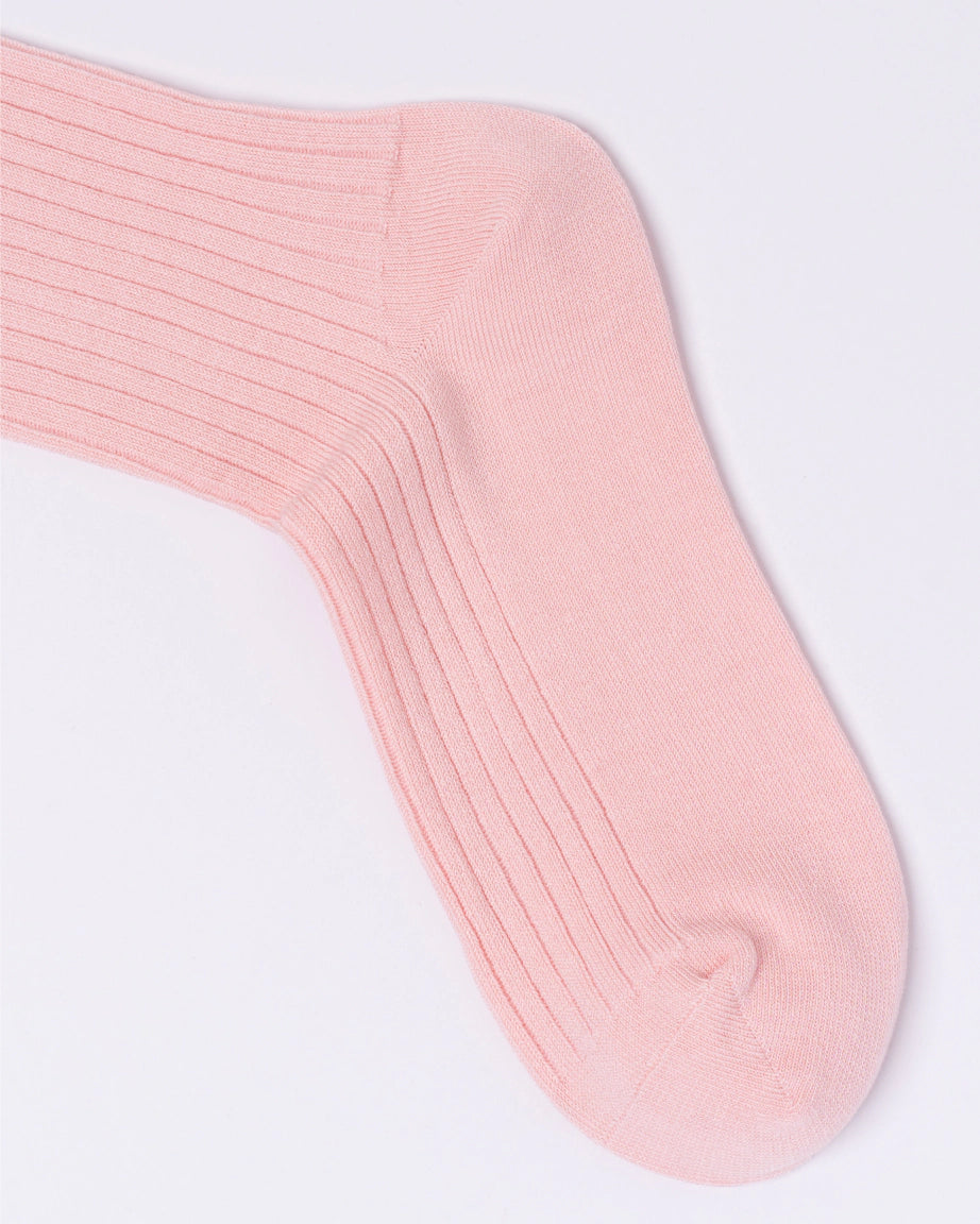 Chusette Seamless Mercerised Cotton Socks |  Baby Pink