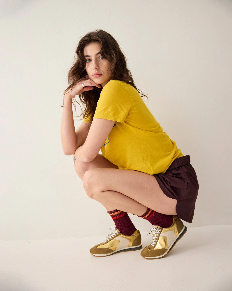 Ballet Core Sneaker | Gold Crush