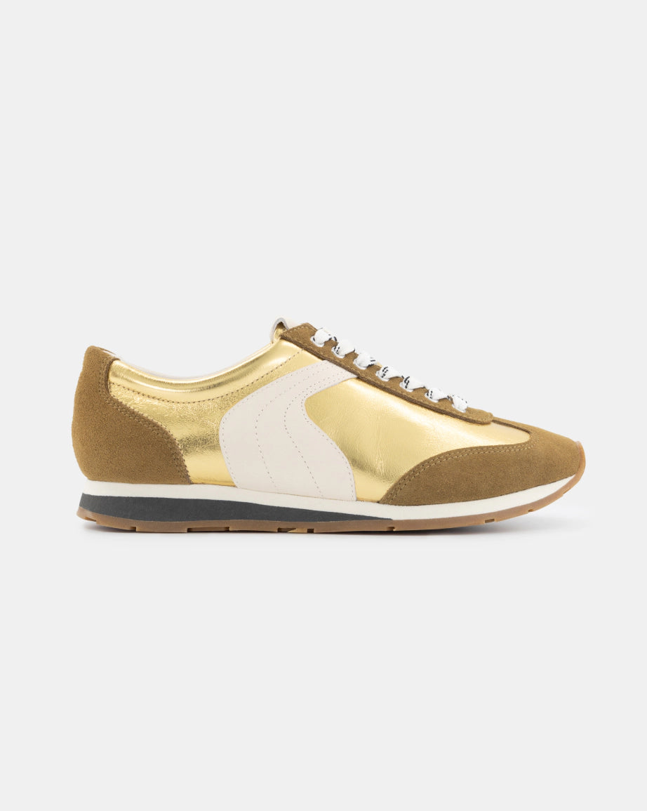 Ballet Core Sneaker | Gold Crush