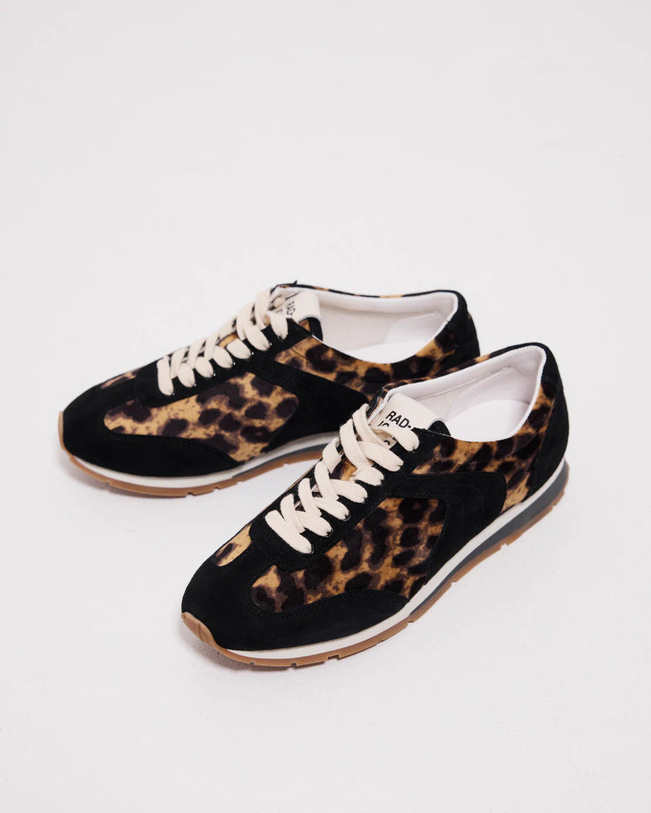 Ballet Core Sneaker | Leopard Velvet
