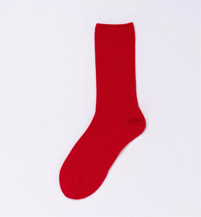 Chusette 100% Wool Socks | Candy Red