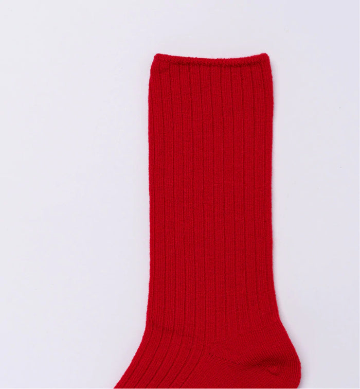 Chusette 100% Wool Socks | Candy Red