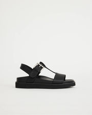 Declaration 2.0 Leather T-Bar Wedge | Black