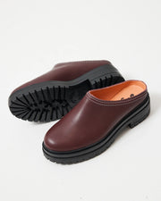 Delphine Leather Clog | Cherry
