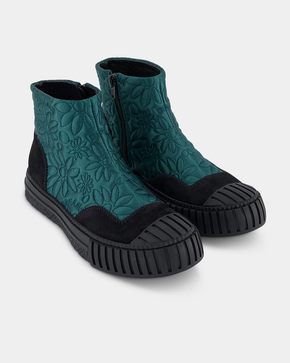 Daisy Dreams Embroidered Boot | Petrol
