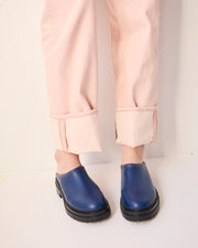 Delphine Leather Clog | Ink